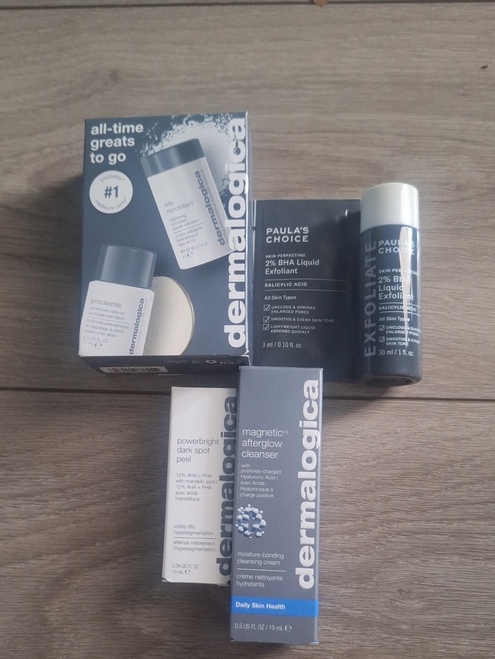 dermalogica and Paula's Choice